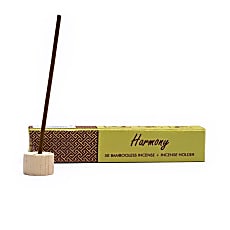 Harmonie Kräuter Räucherwerk ohne Bambus mit Halter Harmonie