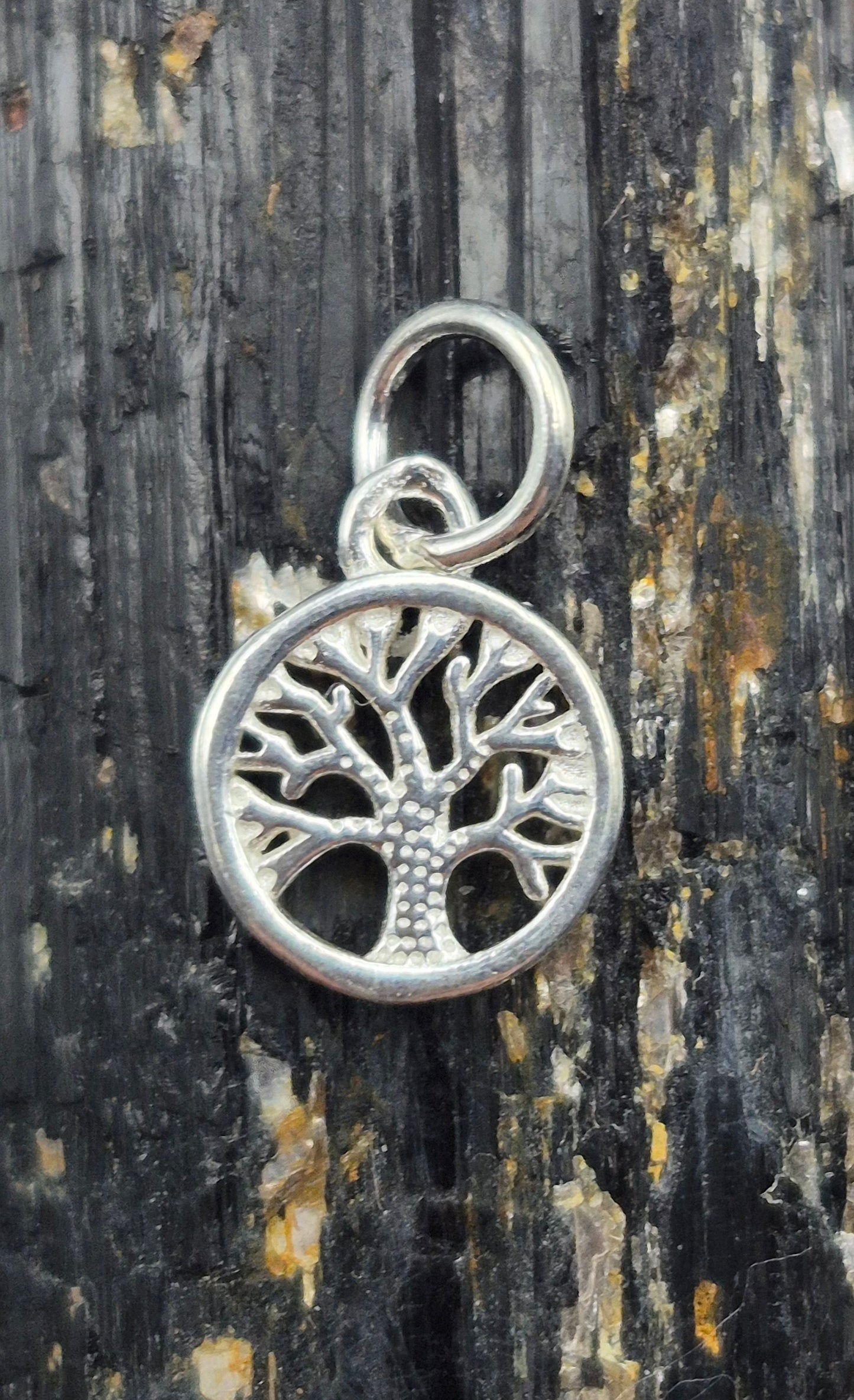 Edelsteinarmband Labradorit mit Bergkristallperlen und Lebensbaumanhänger, 925 Sterlingsilber