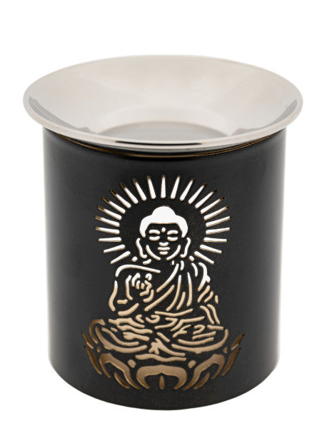 Räuchergefäß Buddha mit Edelstahl Schüsselchen Eisen