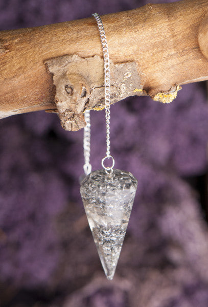 Orgonpendel Bergkristall