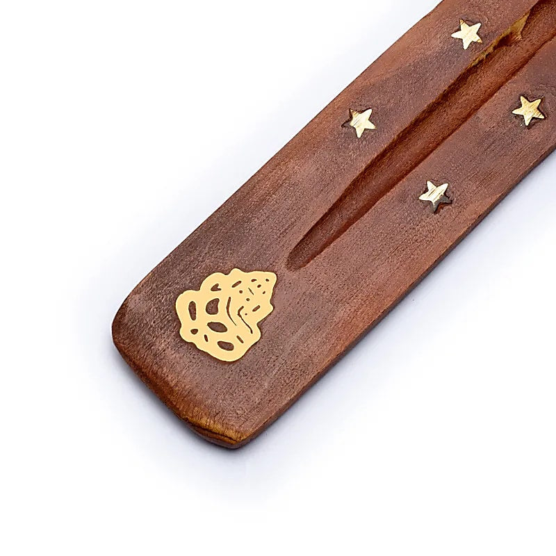 Räucherstäbchenhalter Holz Ganesh